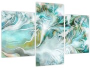 Obraz - Maľba abstraktných vzorov (90x60 cm)