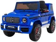 Detské elektrické autíčko Mercedes G63 AMG lakované - modré