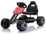 Baby Mix Detská šliapacia motokára Go-kart Speedy, červená