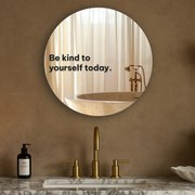 Nálepka na zrkadlo S26 – Be kind to yourself today.