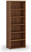 Kancelársky regál PRIMO WOOD, 800 x 420 x 2128 mm, orech