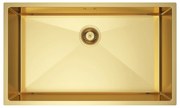 Erga HD, 1-komorový oceľový drez 740x440x210 mm, zlatá, ERG-MLS-HD7444G