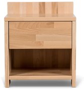 Nočný stolík z masívu buk cink VENTO MAX