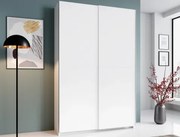 Šatníková skriňa Fast, biela%