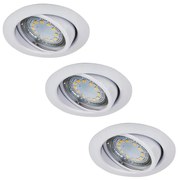 Rabalux 1049 - SADA 3xLED Podhľadové svietidlo LITE 3xGU10-LED/3W/230V RL1049