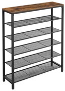 Botník DAVOR hnedá/čierna