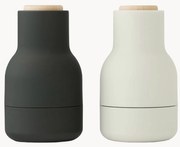 Malé mlynčeky na soľ a korenie's vrchnákmi z bukového dreva Bottle Grinder, 2 ks