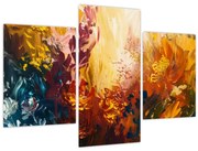 Obraz - Abstraktná maľba kvetov (90x60 cm)