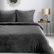 FLEECOVÉ OBLIEČKY FLANO2 200X220 CM, 2 KS 70X80 CM SIVÉ