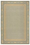 Zelený koberec s prímesou juty 200x290 cm Mara Jute Border – Flair Rugs