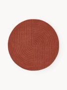 Okrúhly ručne tuftovaný vlnený koberec Mason