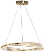 Toolight Toolight, LED krištáľová lampa 42W APP1064-1CP, zlatá, OSW-00676