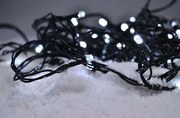Solight Svetelná vonkajšia reťaz 50 LED s časovačom, 5 m, studená biela