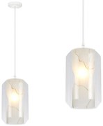 Toolight - závesné svietidlo MARBLE E27 60W APP909-1CP, mramorový efekt, OSW-06675