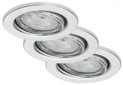 Briloner 7149-039-SADA 3xLED Stmievateľné kúpeľňové svietidlo 1xGU10/5W/230V IP23