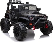 LEAN CARS Jeep JC666 batéria auto čierna lakovaná