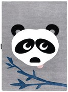 Dywany Łuszczów, Detský kusový koberec Petit Panda grey, 120x170, šedá, detská izba