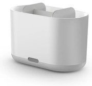 Biely plastový téglik na zubné kefky Duo – Joseph Joseph