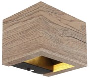 Globo 15553W1W - LED Nástenné svietidlo ALINA LED/8W/230V hnedá