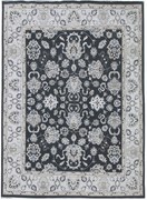 Ručne viazaný kusový koberec Diamond DC-98 JN Black / ivory, 180x275, čiernobiela, chodba / predsieň, Diamond Carpets India