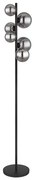 Globo 56133-6S - LED Stojacia lampa RIHA 6xG9/3,5W/230V dymová/čierna