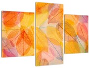 Obraz - Pozadie z jesenného lístia (90x60 cm)