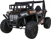 Ramiz Buggy UTV Off-roader pre deti čierna + diaľkové ovládanie + nosič batožiny + pomalý štart + EVA + MP3 LED