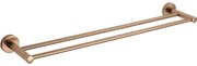 Mexen Remo, 2-ramenný vešiak na uteráky, medená matná, 7050725-65