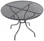 DEOKORK Kovový stôl bez otvoru pre slnečník ø105 cm