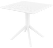 SKY 80 záhradný stôl white