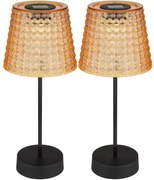Globo 36634-2A - SADA 2x LED Solárne svietidlo SOLAR LED/0,06W/3V IP44 oranžová