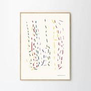 The Poster Club Plagát 1 - 2 - Many by Leise Dich Abrahamsen 50x70 cm