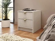 Nočný stolík Razimo 2SZ, Farby: pieskovo béžová