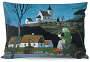 Matějovský Obliečka na vankúšik Deluxe Josef Lada Hastrman a hviezdy, 33 x 50 cm