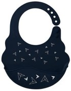 BabyOno Podbradník silikónový - Tvary, granát, 6 m+