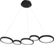 Toolight Toolight, LED stropné svietidlo 85cm, 35W, 4000K, 2000lm, APP1923-CP, čierna, OSW-66065