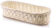 Oválný košík SINO 27x10x6 cm béžový