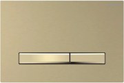 Geberit 115.672.QF.2-Splachovacie tlačidlo Sigma50 24,6 x 16,4 cm kartáčovaná mosadz