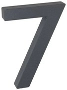 Hliníkové číslo 7 3D štruktúrovaný povrch RN.100LV.7.AL.AM.3D
