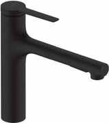 Hansgrohe Zesis M33, drezová batéria 160, s výsuvnou spŕškou, čierna matná, HAN-74801670