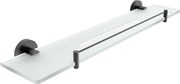 Nimco Polica, 60 cm s ohrádkou IXI UNIX ČIERNA - UNC X460-X-90