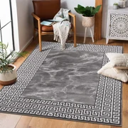 Dekorstudio Moderný koberec CHIC 502 - antracitový Rozmer koberca: 80x150cm