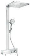 Hansgrohe Raindance E, sprchová súprava Showerpipe 300 s termostatom 350 EcoSmart 9 l/min, chrómová, HAN-27362000