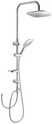 Aqualine Aqualine, KERA sprchový stĺp s pripojením na batériu, chróm, SL430