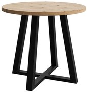 Stôl Jaspis 90 artisan/čierna