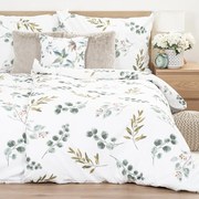 4Home Bavlnené obliečky Eukalyptus, 135 x 200 cm, 80 x 80 cm