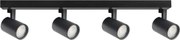 Bodové svietidlo LYNX 4xGU10/10W/230V čierna