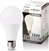 LED žiarovka E27 18W = 130W SMD 180W 4000K Neutrálna Premium Neblikajúca Silná