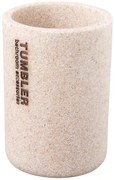 BISK Erga Dakar, pohár na zubné kefky na postavenie, béžová, ERG-07568