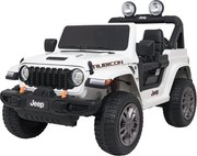 Elektrické autíčko Jeep Wrangler Rubicon LIFT biele